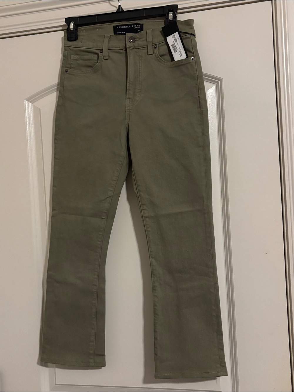 NWT Veronica Beard Olive Skinny Jeans